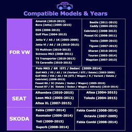 Eunavi 2 Din Android 12 Radio DVD Player For VW Volkswagen Passat B7 B6 Golf Touran Polo Tiguan Jetta GPS Multimedia