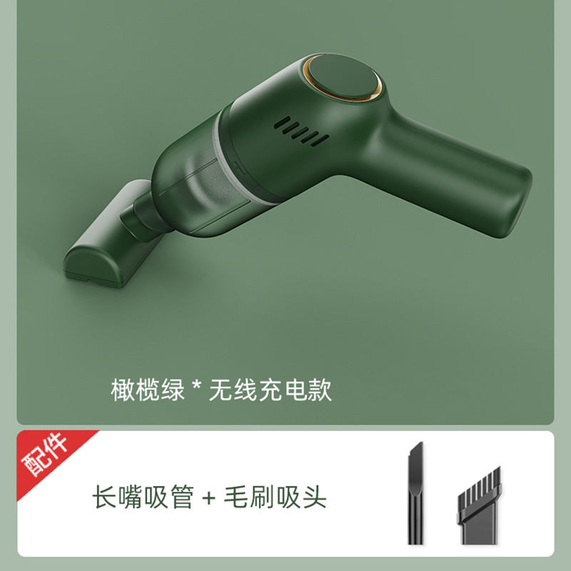 Car vacuum cleaner USB charging car home dual-use wet and dry vacuum cleaner high-power pet hair handheld vacuum cleaner