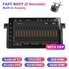 Charger l'image dans la galerie, Eunavi Android 10 Car Multimedia Radio Player for BMW E46 M3 318i 320i 325i GPS One 1 din Autoradio Stereo Audio DSP 4G WIFI RDS