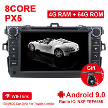 Load image into Gallery viewer, Eunavi 2 din Android 9 Car Multimedia radio dvd player for Toyota Corolla 2007 2008 2009 2010 2011 GPS 2din auto stereo tda7851
