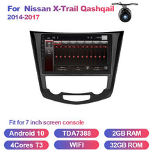 Load image into Gallery viewer, Eunavi 10.1" Android 10 Car GPS Radio Player for Nissan X-Trail Qashqail 2014 -2017 with Octa Core 4GB+32GB Stereo Multimedia