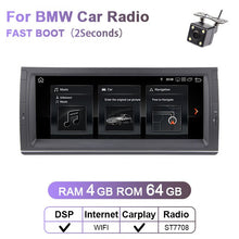 Load image into Gallery viewer, Eunavi 1 din 7'' Android 10.0 Car dvd player For BMW E53 E39 X5 Quad core Auto radio Car Multimedia Stereo with DSP WIFI BT SWC