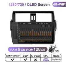 Cargar imagen en el visor de la galería, Eunavi Android 11 Car Radio Stereo For Toyota Land Cruiser Prado 150 2013 2014 2015 2016 2017 Multimedia Player 4G GPS 2 Din DVD