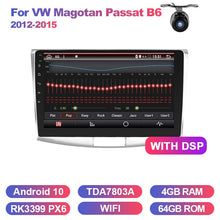 Load image into Gallery viewer, Eunavi Android Car Radio GPS Multimedia 2 Din for VW Volkswagen Passat B6 2012-2016 MAGOTAN CC 2DIN Head unit Audio Stereo WIFI