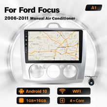 Load image into Gallery viewer, Eunavi 2 Din Android Car Radio Multimedia Player For ford focus 2 3 Mk2 Mk3 2004-2011 hatchback 2din Audio 9'' Headunit DSP GPS