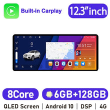 Cargar imagen en el visor de la galería, Eunavi 12.3'' Android Auto Radio For Toyota Land Cruiser 200 LC200 2008--2020 Car Multimedia Video Player 4G Carplay Stereo GPS