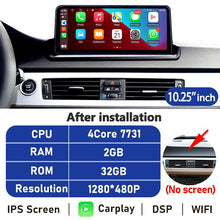 Load image into Gallery viewer, Eunavi 10.25''/12.3'' Android 10 Car Radio Stereo For BMW 3 Series E90 E91 E92 E93 2006-2012 Multimedia Player CarPlay GPS DSP