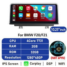 Load image into Gallery viewer, Eunavi 10.25''/12.3'' Android Car Radio Stereo For BMW F30 F20 F21 F31 F32 F33 F34 F36 NBT System Multimedia Player CarPlay GPS