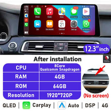 Load image into Gallery viewer, Eunavi 10.25''/12.3'' Android 10 Car Radio Stereo For BMW 3 Series E90 E91 E92 E93 2006-2012 Multimedia Player CarPlay GPS DSP