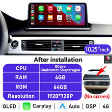 Load image into Gallery viewer, Eunavi 10.25''/12.3'' Android 10 Car Radio Stereo For BMW 3 Series E90 E91 E92 E93 2006-2012 Multimedia Player CarPlay GPS DSP