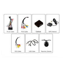 Load image into Gallery viewer, Eunavi 2din Android 10 Car Radio multimedia Headunit GPS Navigation for VW Volkswagen Touran 2016 2 din stereo touch screen