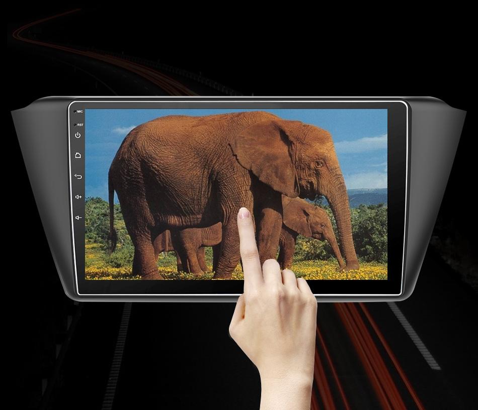 Eunavi Car Multimedia Player Radio GPS For Skoda Fabia 2015 2016 2017 2018 2019 2 din Android Autoradio Navigation WIFI RDS