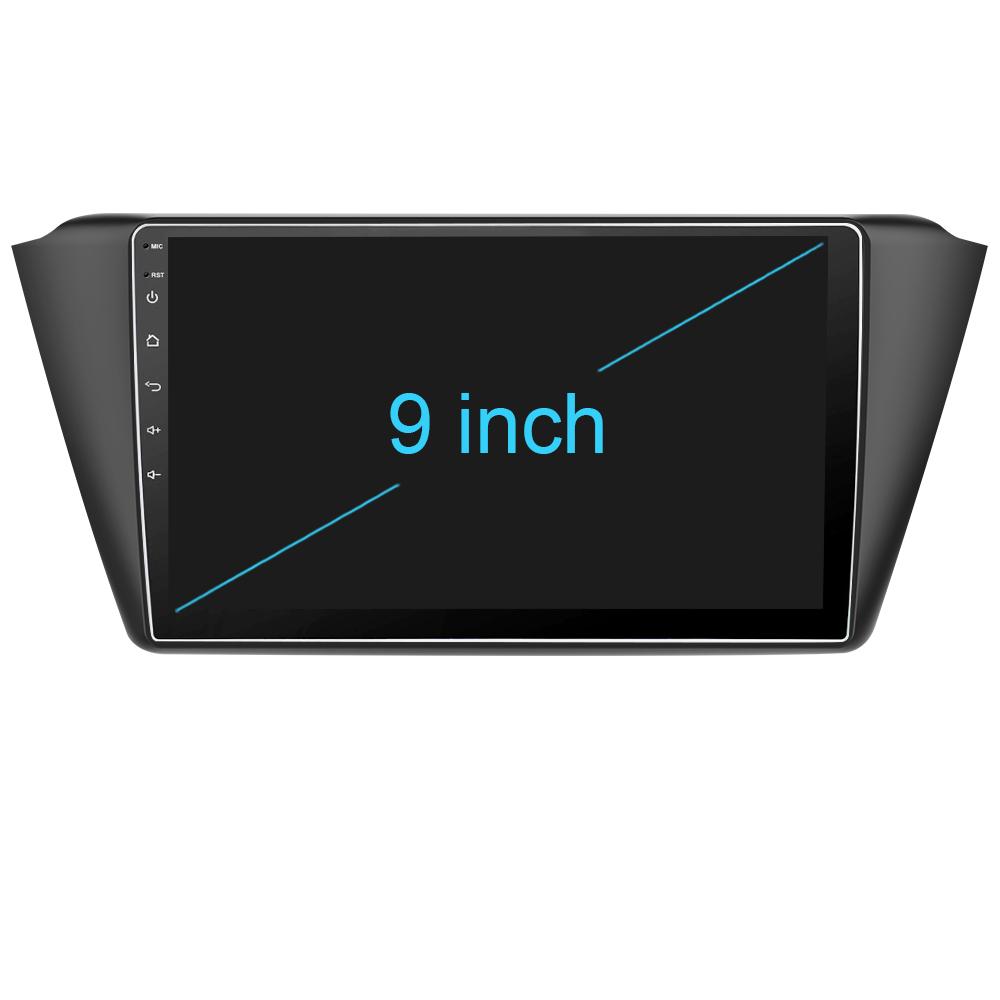 Eunavi 2 din Android 10 Car Radio Headunit GPS Navigation for Skoda Fabia 2015 RDS Multimedia stereo player autoradio pc usb