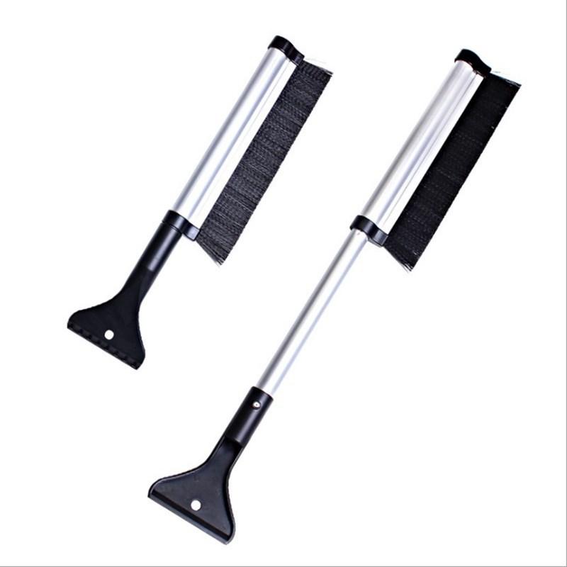 Car snow shovel ice shovel aluminum alloy telescopic snow brush ice shovel car snow removal deicing shovel winter snow shovel car supplies