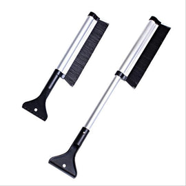 Car snow shovel ice shovel aluminum alloy telescopic snow brush ice shovel car snow removal deicing shovel winter snow shovel car supplies