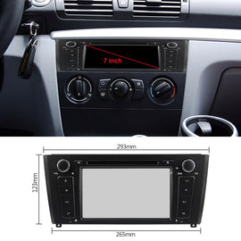 Eunavi 1 din 7'' Quad Core Android 9.0 Car multimedia DVD player GPS Navi Radio For 1 Series BMW E81 E82 2004-2012 OBD2 WIFI RDS