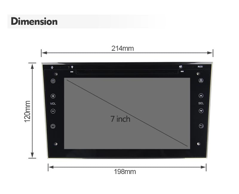 Eunavi 2 Din Android 10 Car Multimedia Player DVD Radio GPS For Vauxhall Opel Astra H G Vectra Antara Zafira Corsa Auto Audio BT