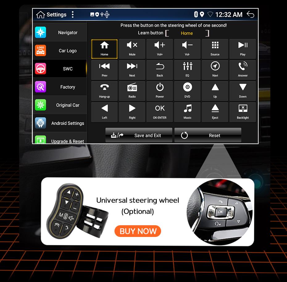 Eunavi Android 10 Multimedia Video Player Head unit For Toyota Land Cruiser Prado 150 2013 2014 - 2017 Car Radio Navigation GPS