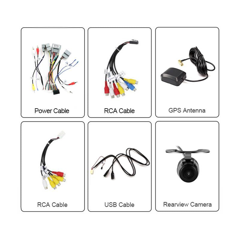 Eunavi 2 din Android 10 Car Radio Multimedia Player For Honda Accord 9th 2013-2016 GPS Navigation touch screen 1024*600 RDS WIFI