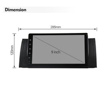 Load image into Gallery viewer, Eunavi 9'' DSP TEF7708 Car Multimedia Radio Player GPS For BMW E39 E53 X5 Range Rover one 1 din headunit Stereo Android 10 4G BT