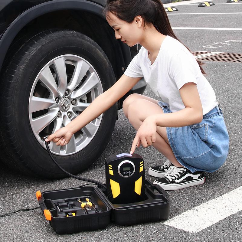 Car tire air pump portable tire air pump 12V tire air pump air pump car air pump