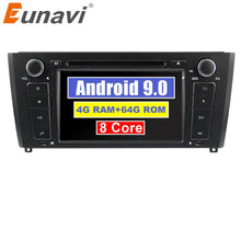 Load image into Gallery viewer, Eunavi 1 Din Android 9 Car Multimedia DVD Radio Player for 1 Series BMW E81 E82 2004-2012 4GB 64GB Headunit Stereo Gps Dsp 7''