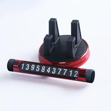 Load image into Gallery viewer, Car mobile phone holder, stop sign, navigation bracket, instrument panel, mobile phone bracket, number plate, universal mobile phone bracket ornaments