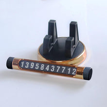 Load image into Gallery viewer, Car mobile phone holder, stop sign, navigation bracket, instrument panel, mobile phone bracket, number plate, universal mobile phone bracket ornaments