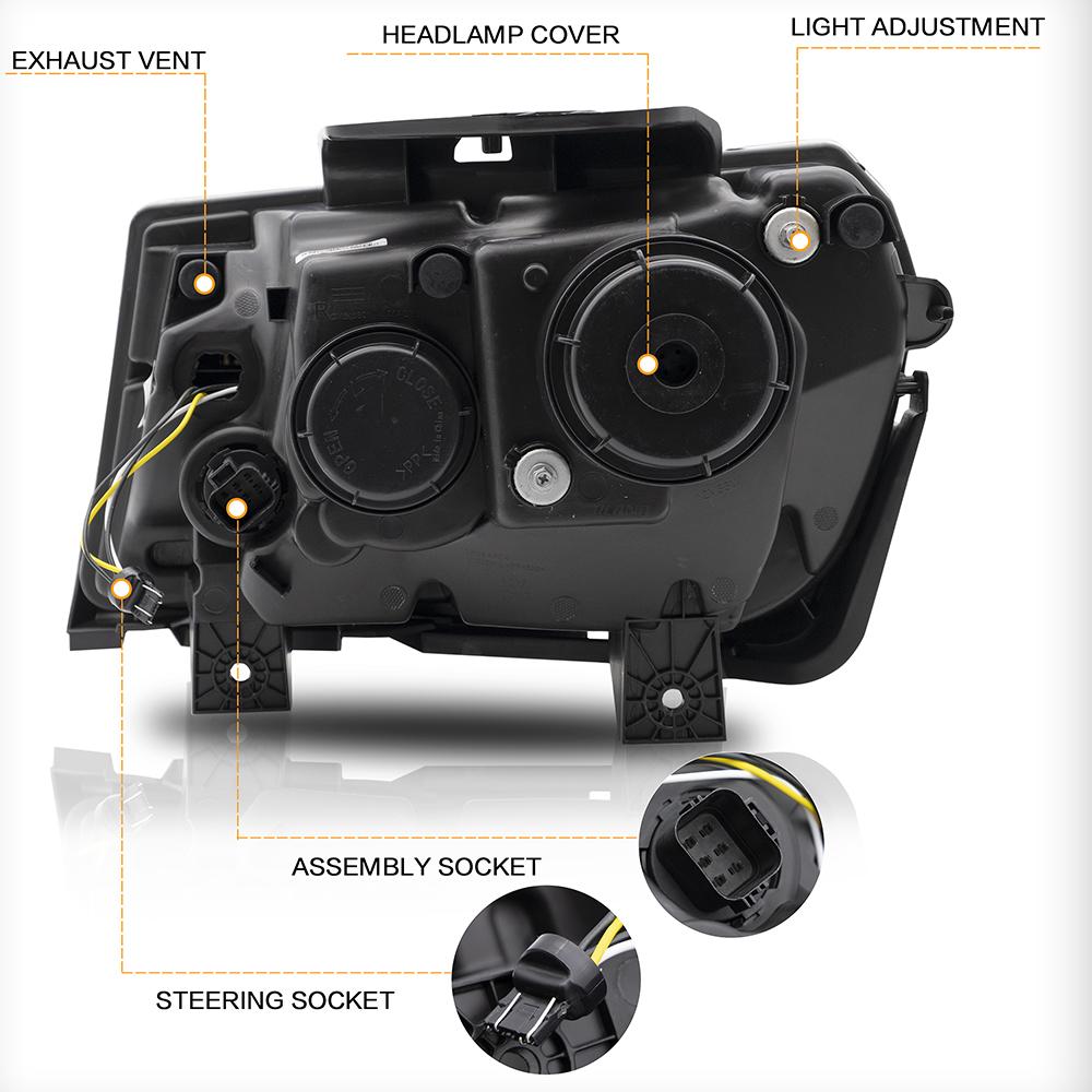 Custom Colorful Edition Headlamp Car Assembly for Chevrolet Camaro 5th Generation 2014 2015 Head light turn signal 23398035