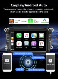 Eunavi 2 Din Android 10 Car Radio GPS For VW Passat B6 B7 CC Polo GOLF 5 6 Touran Jetta Tiguan Skoda Octavia Bora Magotan 4G USB