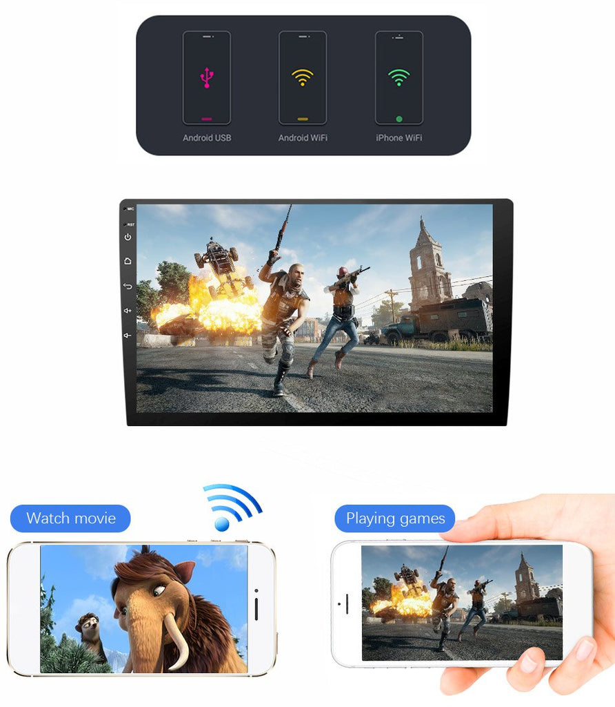 Eunavi car multimedia playe radio audio stereo gps auto for Toyota Corolla 2017 2018 navigation touch screen wifi Android 10