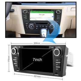 Eunavi 1 Din Android 10 Car Multimedia player DVD GPS For 3 Series BMW E90 E91 E92 E93 318 320 325 Auto Radio Audio DSP 4G WIFI