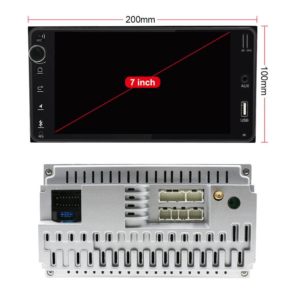 Eunavi 2 din Android 10 car multimedia radio stereo gps for Toyota Hilux VIOS Old Camry Prado RAV4 Prado 2003-2008 screen BT