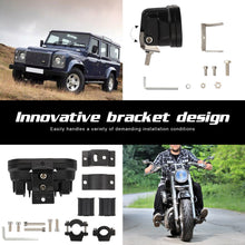 Load image into Gallery viewer, A Pillar Work Lights Headlights Cars LED Off Road Motorcycle Spotlight Lamps for Outdoor Personal Car Acc (Single Row Three-Eye)