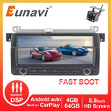 Eunavi 8.8 inch Android Car Radio Multimedia Player For BMW E46 M3 Rover 3 Series GPS Audio HD Screen DSP RDS Built-in Carplay