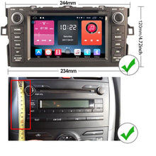 Load image into Gallery viewer, Eunavi 7'' Android 2 din Car Radio DVD GPS Auto For Toyota Auris Hatchback Audio Navigation Multimedia Player 2DIN 4G Head unit