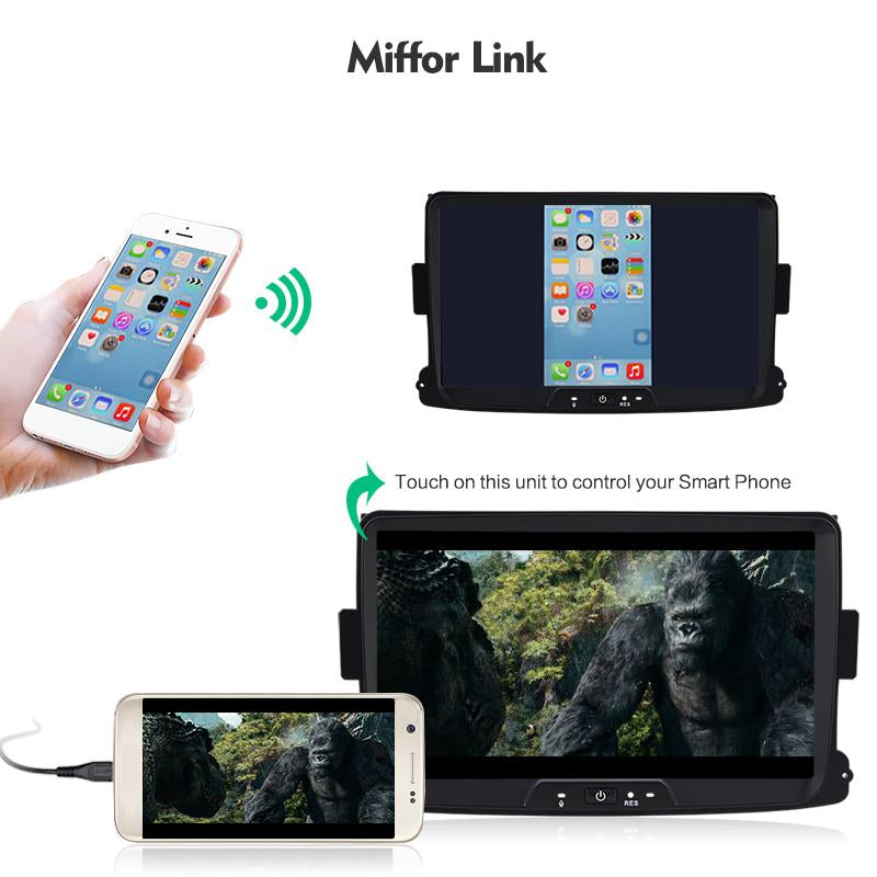 Eunavi DSP Android 10 Car Multimedia player GPS For Dacia Sandero Duster Renault Captur Lada Xray 2 Logan 2 Auto Audio Radio 4G