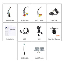 Load image into Gallery viewer, Eunavi 10.1'' 2 Din Universal Android 10 Car DVD Radio multimedia GPS Navigation 2din Headunit 1024*600 touch screen RDS usb