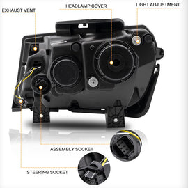 Custom Colorful Edition Headlamp Car Assembly for Chevrolet Camaro 5th Generation 2014 2015 Head light turn signal 23398035