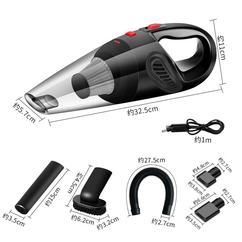 Car home dual-use vacuum cleaner charging wireless vacuum cleaner wet and dry vacuum cleaner high-power USB vacuum cleaner