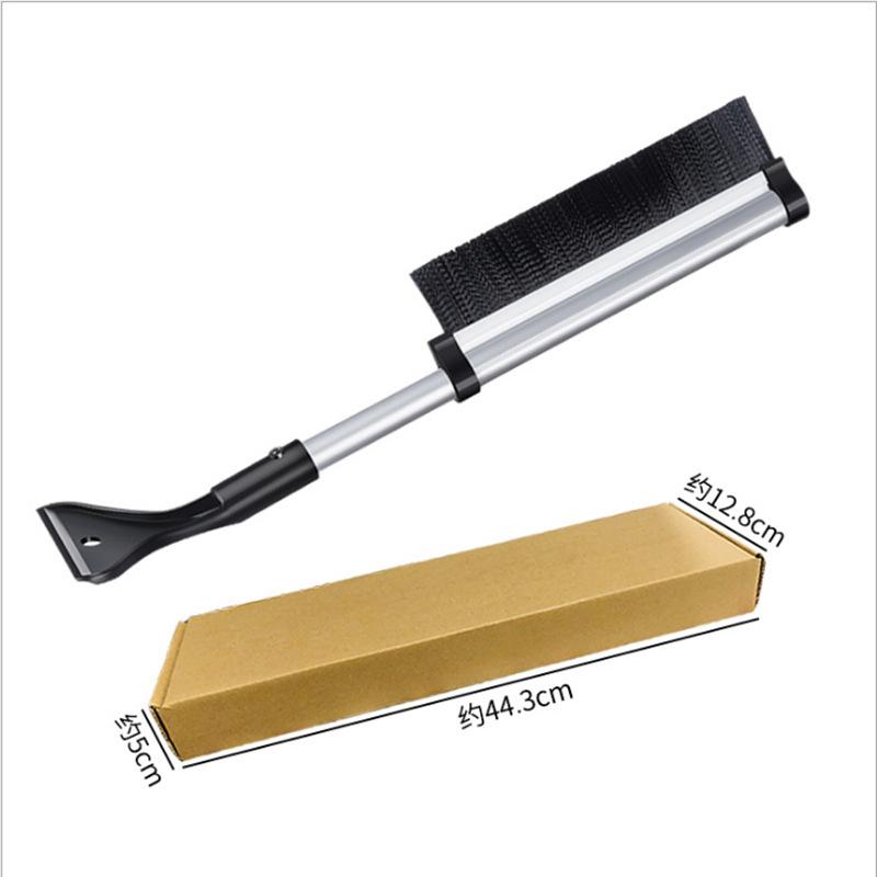 Car snow shovel ice shovel aluminum alloy telescopic snow brush ice shovel car snow removal deicing shovel winter snow shovel car supplies