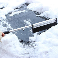 Load image into Gallery viewer, Car snow shovel ice shovel aluminum alloy telescopic snow brush ice shovel car snow removal deicing shovel winter snow shovel car supplies