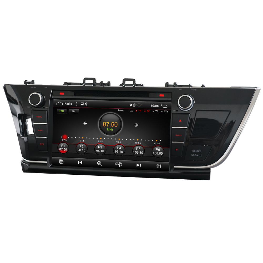 Eunavi 9 inch 2 Din Android 10 Car DVD for Toyota Corolla 2013 2014 radio multimedia 2din GPS touch screen 1024*600 Stereo