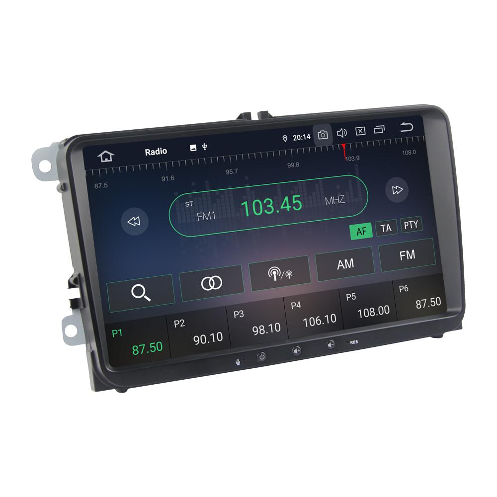 Eunavi 2 Din Android 12 Radio DVD Player For VW Volkswagen Passat B7 B6 Golf Touran Polo Tiguan Jetta GPS Multimedia