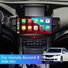 Load image into Gallery viewer, Eunavi 12.1'' QLED 4G 2 DIN Android Auto Radio GPS For Honda Accord 8 2008 2009 2010 2011 2012 Car Multimedia 8G 128G Carplay