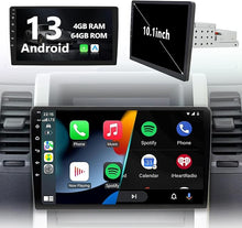 Load image into Gallery viewer, Eunavi 10.1" Android 13 Car Stereo - 8-Core 4G+64G, Wireless CarPlay &amp; Android Auto, QLED Touchscreen