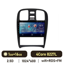 Cargar imagen en el visor de la galería, Eunavi 2 DIN Android Auto Radio GPS For Hyundai Sonata 2002 2003 2004 2005 2006 2007 2008 - 2012 Car Multimedia Carplay 2DIN 4G