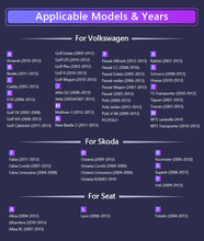 Load image into Gallery viewer, Eunavi 7" 8" 9" CarPlay Android Car Radio For Volkswagen VW Golf Passat JETTA Skoda SEAT Car Intelligent System 2din GPS Radio