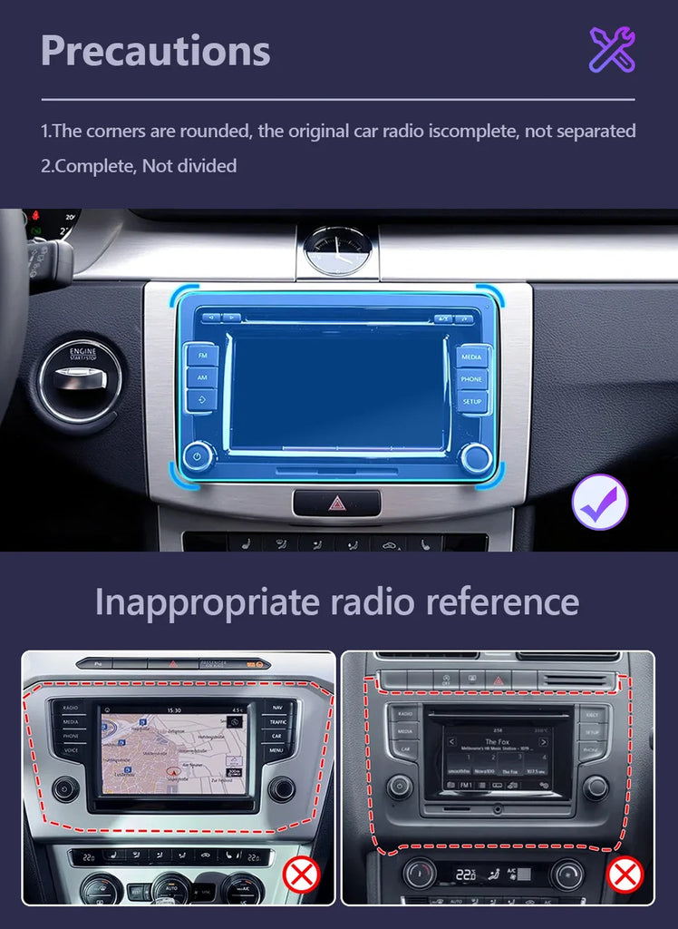 Eunavi 7" 8" 9" CarPlay Android Car Radio For Volkswagen VW Golf Passat JETTA Skoda SEAT Car Intelligent System 2din GPS Radio