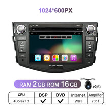 Load image into Gallery viewer, Eunavi 2 Din Android 10 Car Radio Multimedia Player For Toyota RAV4 Rav 4 2007 2008 2009 2010 2011 Headunit GPS 2Din DVD 4G 64G